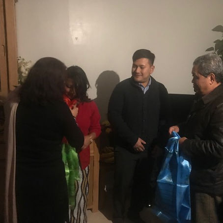 Newly weds were made welcome in Colchester!!!