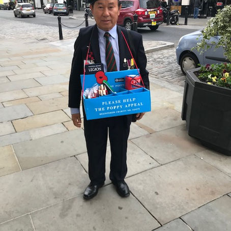 "Poppy Fund Collection to help Colchester Branch of the British Legion - Saturday 3 Nov"