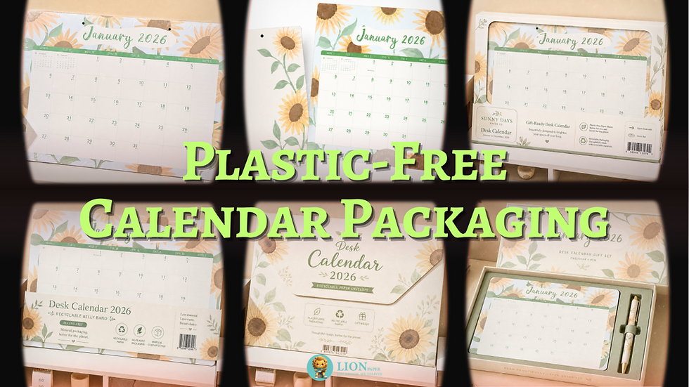 Plastic-Free Calendar Packaging
