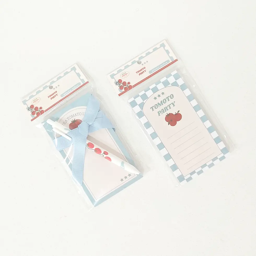 Tomato Party Themed Notepad