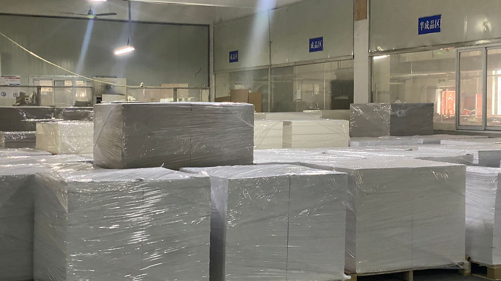 Raw Material Storage Area.