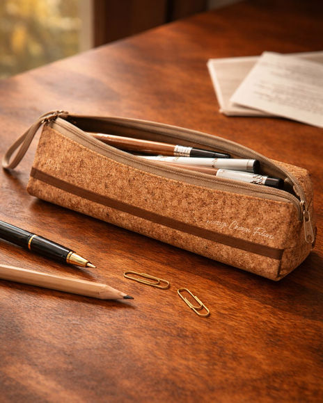 Cork Totem- Pencil Pouch