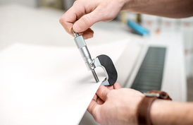 Measure Paper Weight and Thickness