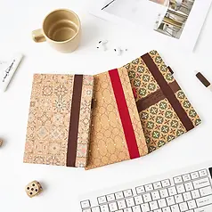 2. Soft Cork Series A5 Notebook