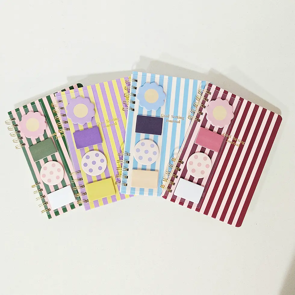 Twin-ring Journal With Sticky Notes