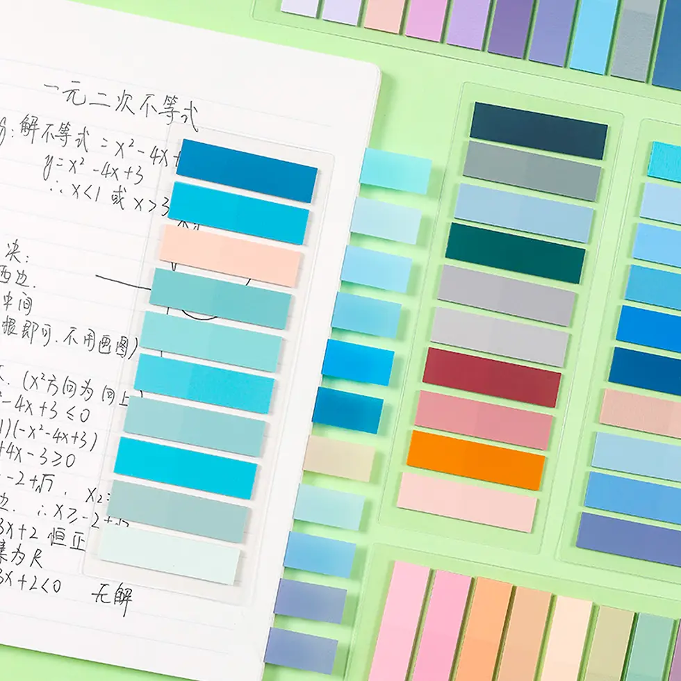 Transparent Index Tab