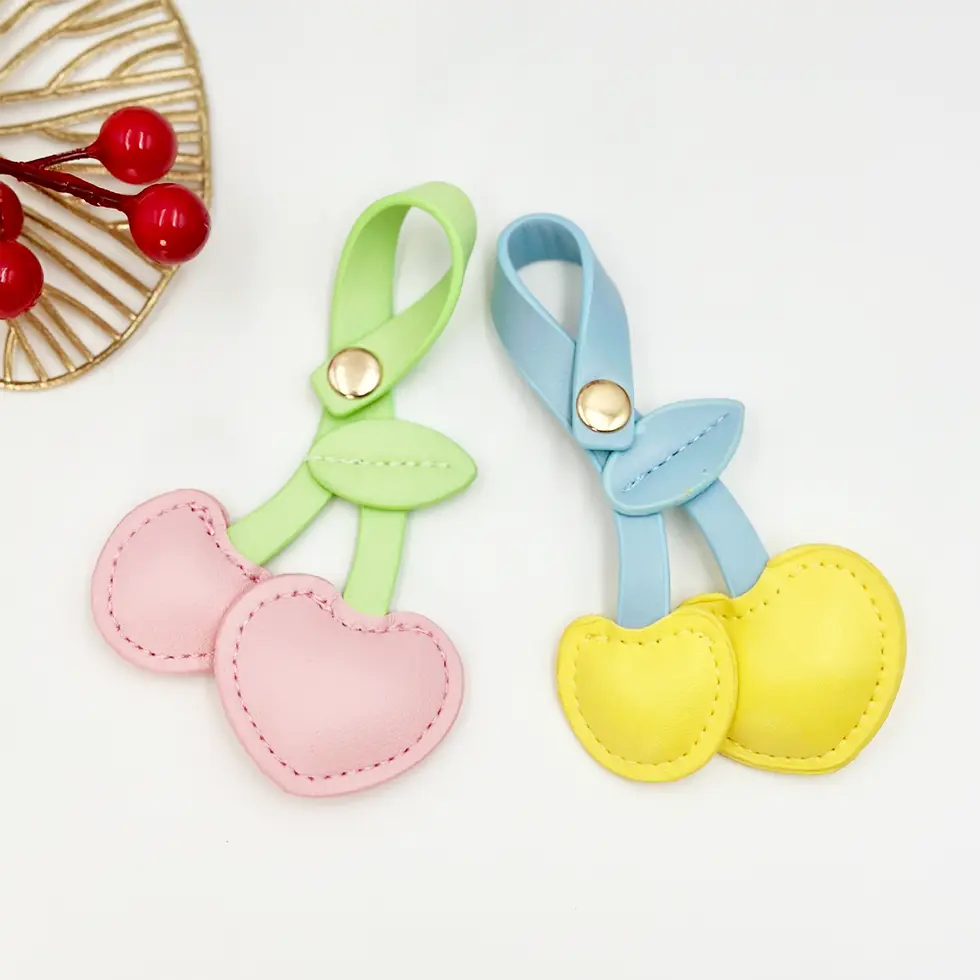 Pu Cherry Bag Charm