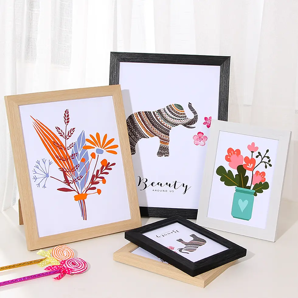 Wood Framed Wall Decor