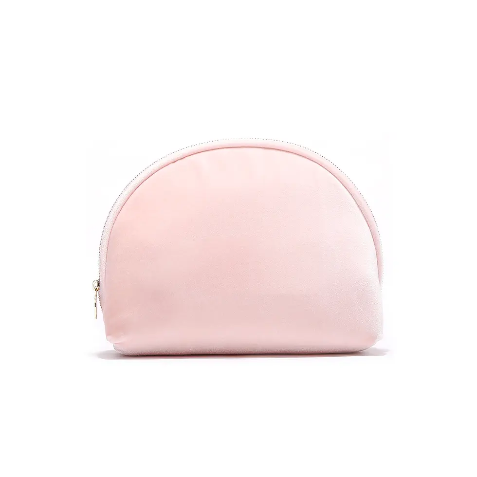 Half Moon Cosmetic Beauty Bag