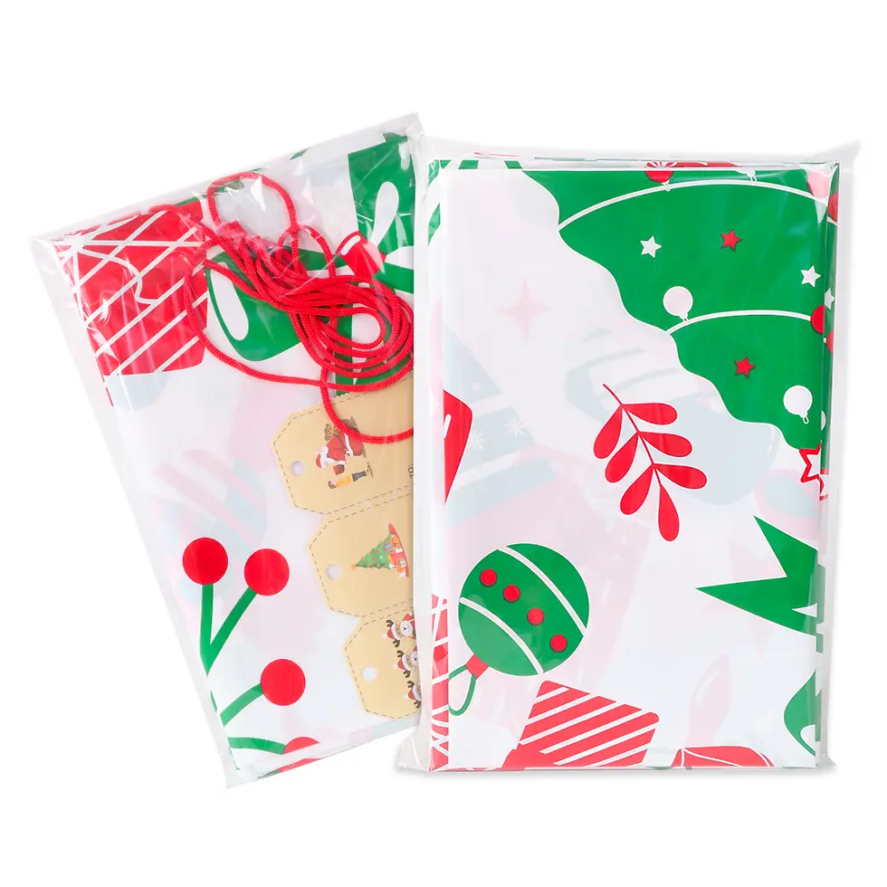 Plastic Christmas Gift Bag