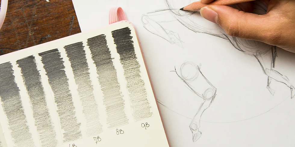 Sketching and Drawing on paper