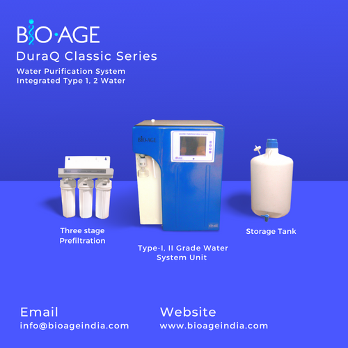 Integrated Type 1, 2 Water Purification Systems BioAge