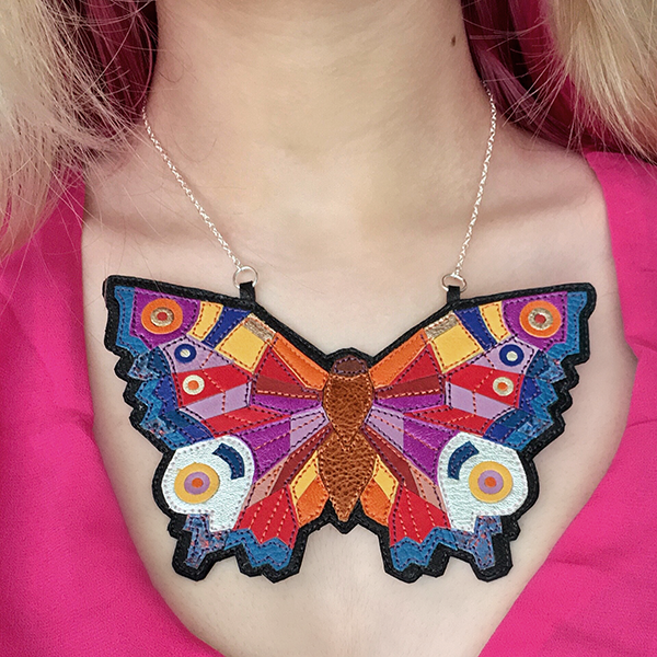 Thumbnail: Leather Peacock Butterfly - Red