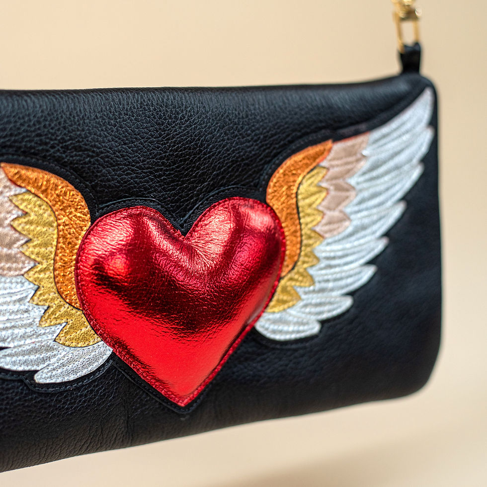 Thumbnail: Wings Of Love - Clutch/Cross Body Bag