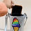 Thumbnail: Silver Rainbow Ice Cream - Cross Body Bag