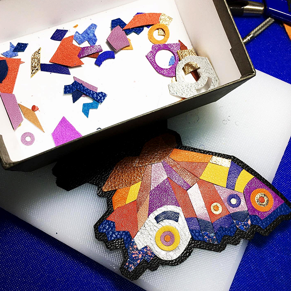 Thumbnail: Leather Peacock Butterfly - Red