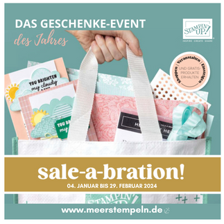 Sale-a-Bration 2024 Stampin Up - gratis Prämien - Papier, Stempelsets & Co.