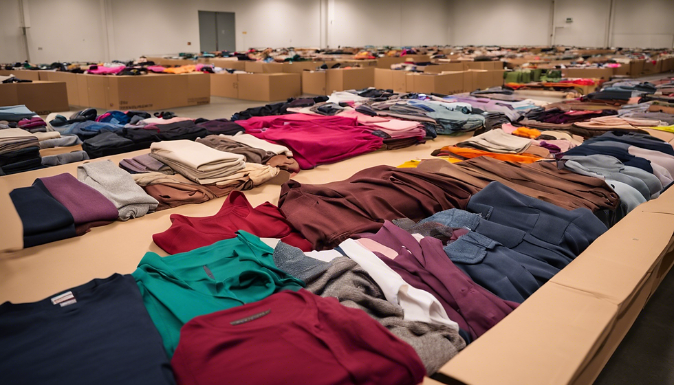 Clothing Donation Sorting Extravaganza