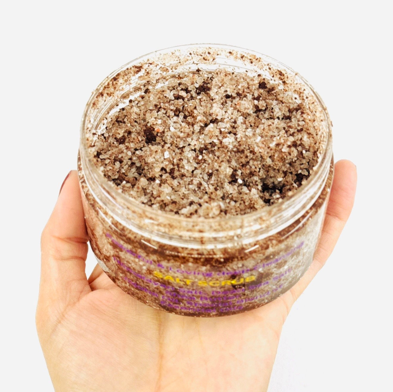 Powerful Salt Scrub with Coffee