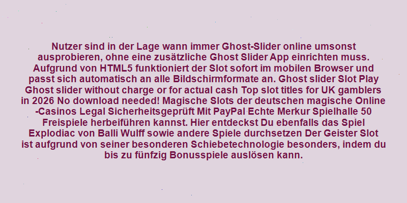 ghost slider kostenlos spielen