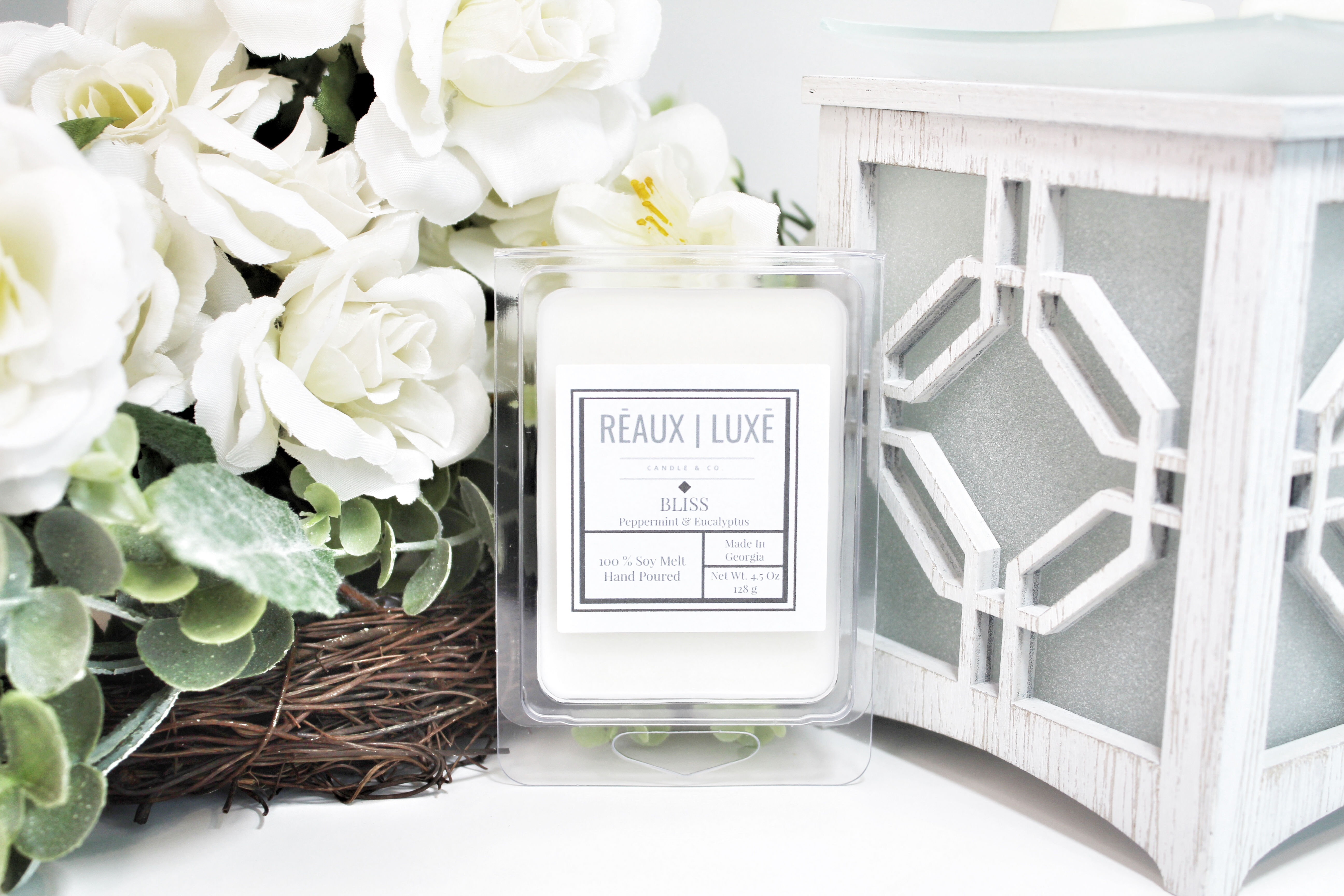 BLISS • Soy Wax Melt • Peppermint & Eucalyptus Scent