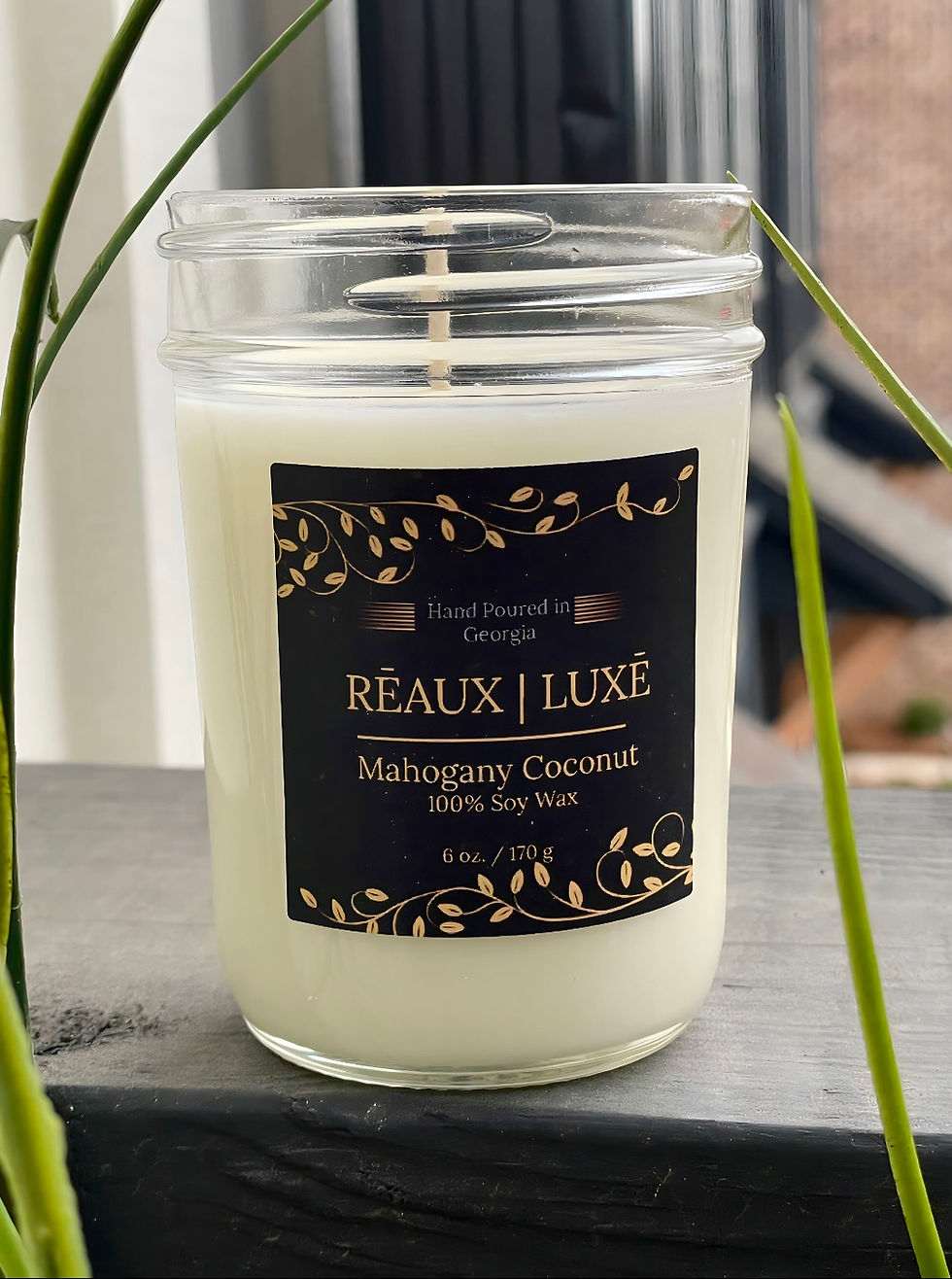 Thumbnail: MAHOGANY COCONUT | 8oz Soy Wax Candle