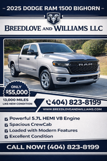 2025 Dodge Ram Big Horn