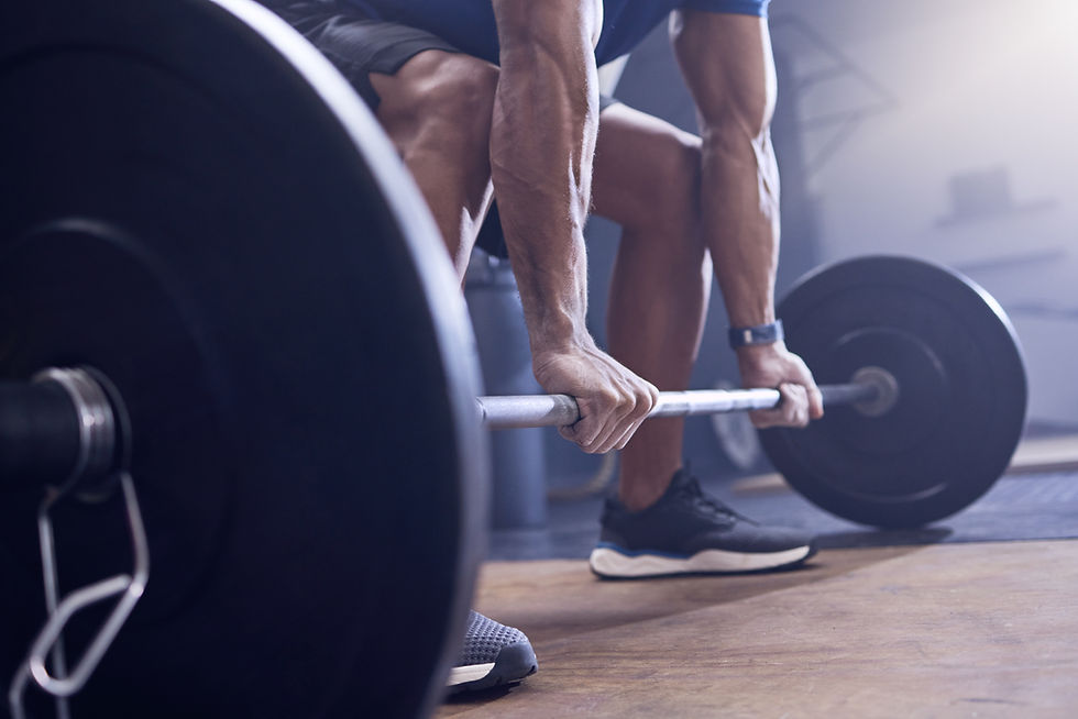 Lifting weights