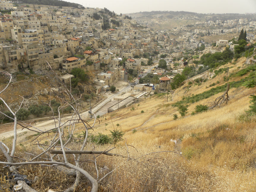 The Kidron Valley Below the Temple Mount