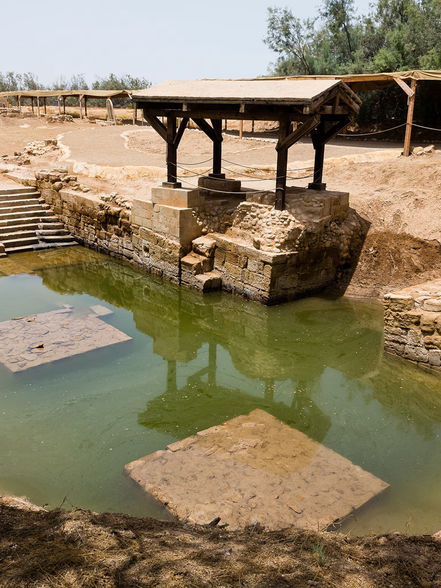 The traditional baptism site of Jesus/ Al-Maghtas