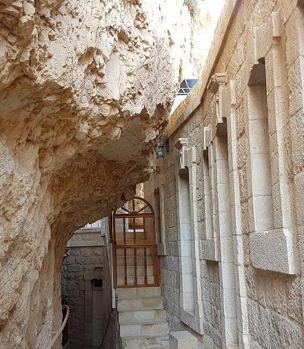 Monastery beneath the wilderness cliffs