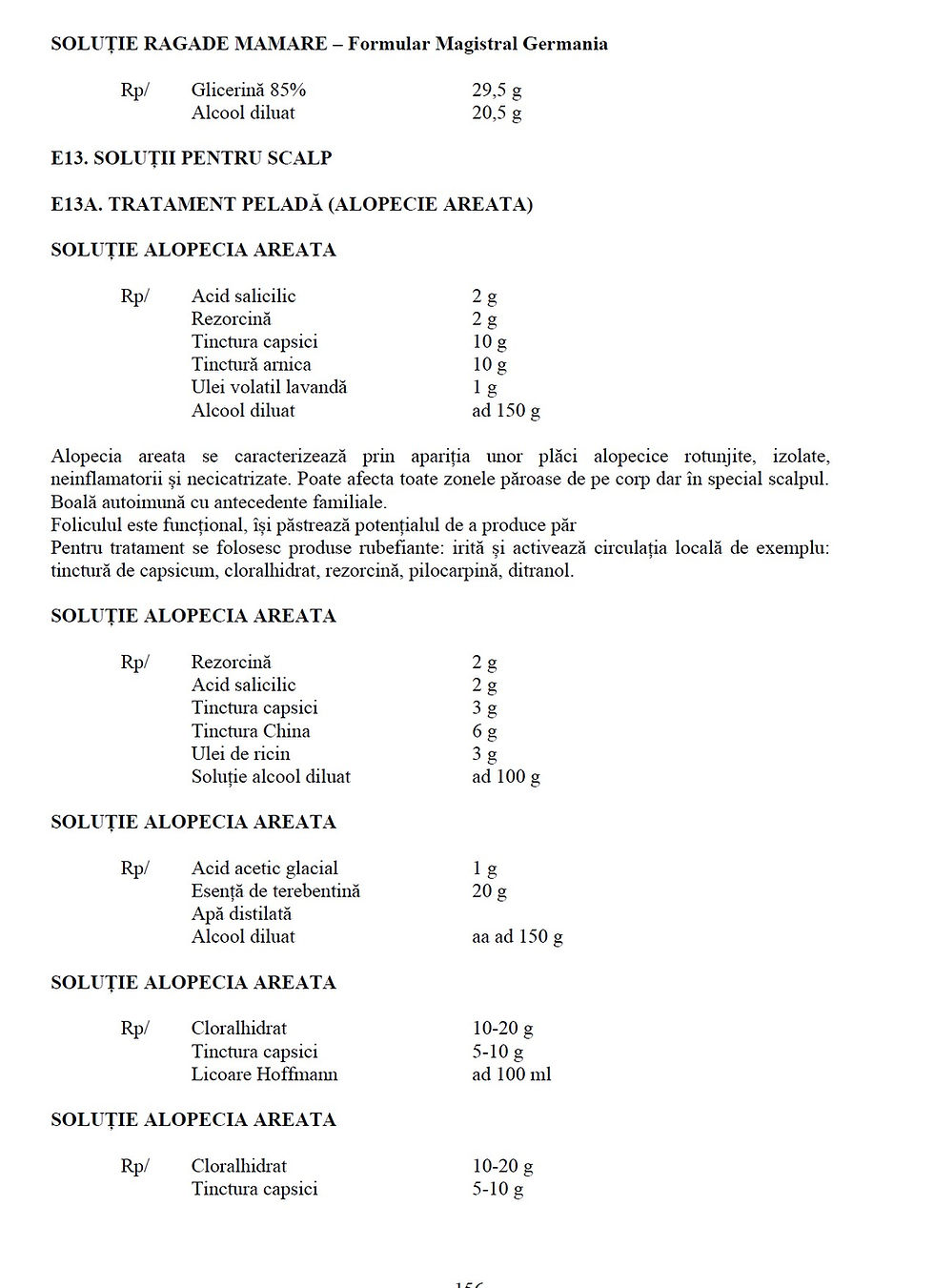 Miniatură: Rețete magistrale folosite în practica farmaceutică