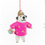 Thumbnail: Handmade Felt Polar Pudding Polar Bear Hanging Decoration