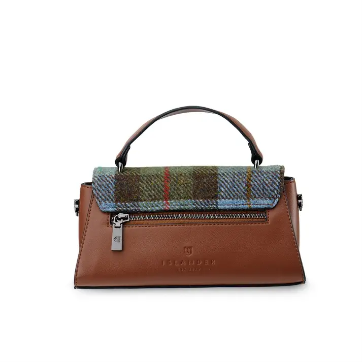 Thumbnail: Islander Harris Tweed The Victoria Satchel