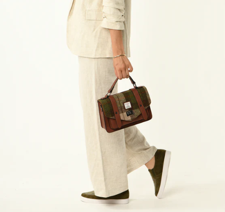Thumbnail: Islander Harris Tweed  Medium Satchel All Variants