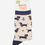 Thumbnail: Women's Bamboo Socks - Cream, Sausage Dog Sailor