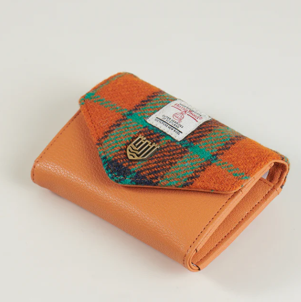 Thumbnail: Islander Harris Tweed Small Clasp Purse