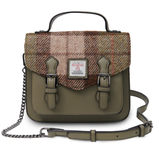 Thumbnail: Islander Harris Tweed Mini Calton Satchel in All Variants