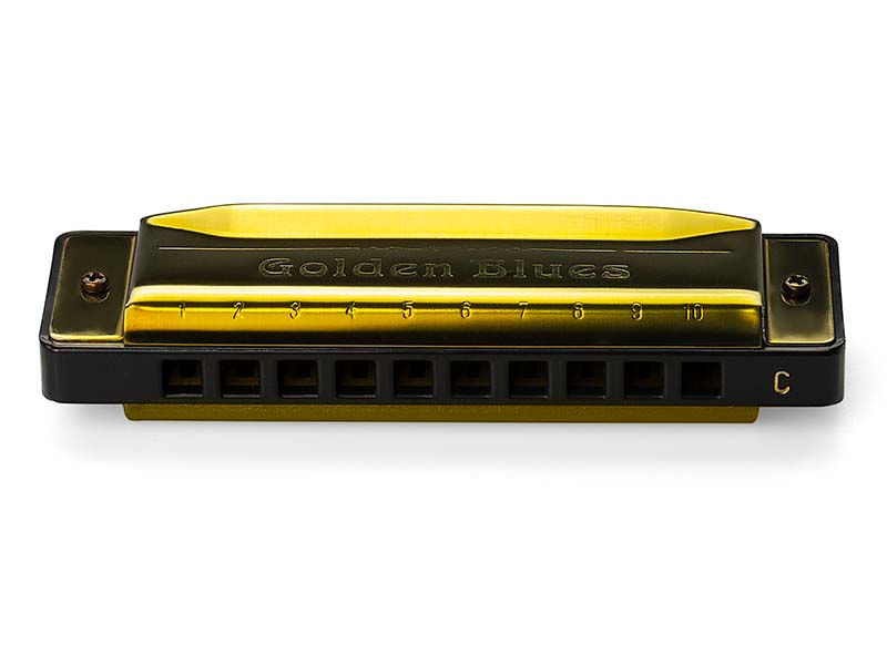 Miniatura: Gaita De Boca Diatônica Hering Golden Blues SHG 5020