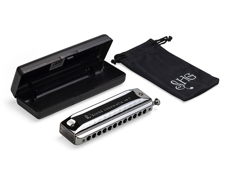 Miniatura: Gaita De Boca Deluxe Cromatica 48 Hering 3 Oitavas SHG 5248