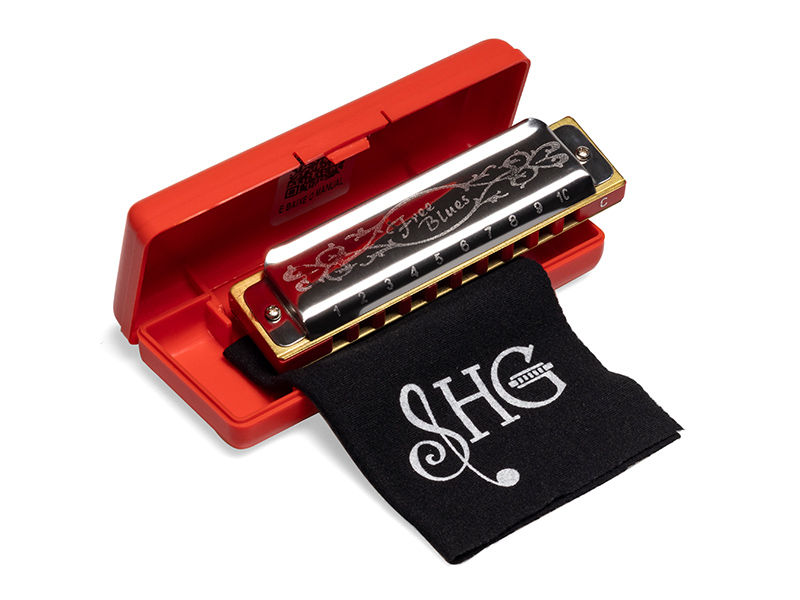 Miniatura: Gaita De Boca Diatônica Hering Free Blues Inox SHG 7020