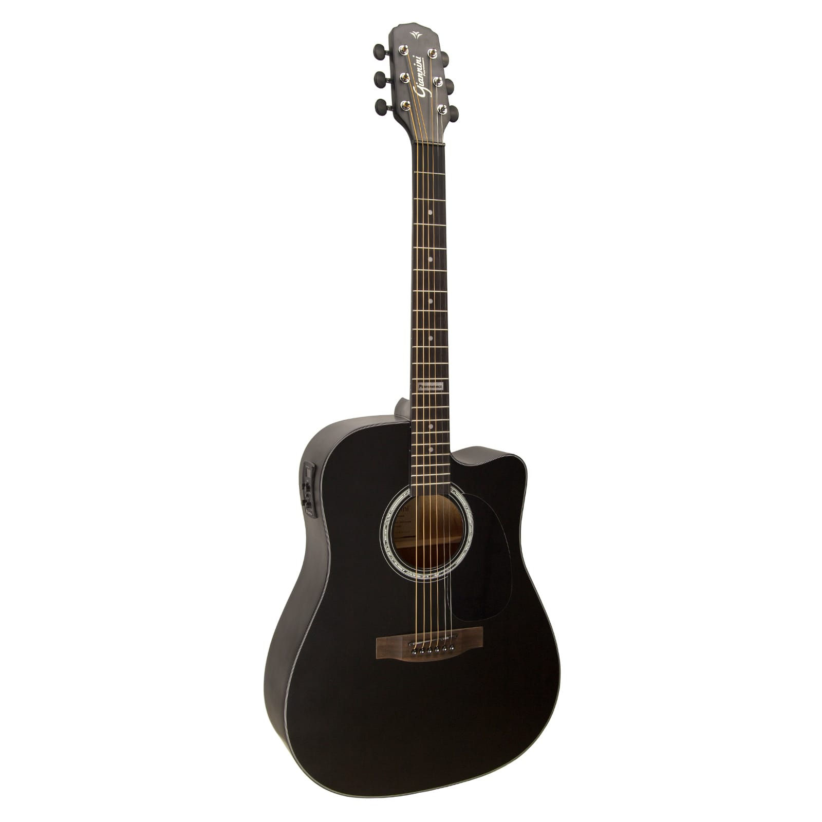 Violão Aço Eletroacústico Giannini Performance GF-1D CEQ Satin Black (SBK)