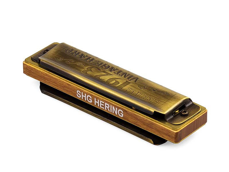 Miniatura: Gaita De Boca Diatônica Vintage Harp Hering 2 Oitavas 1020