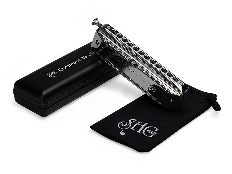 Miniatura: Gaita De Boca Deluxe Cromatica 48 Hering 3 Oitavas SHG 5248