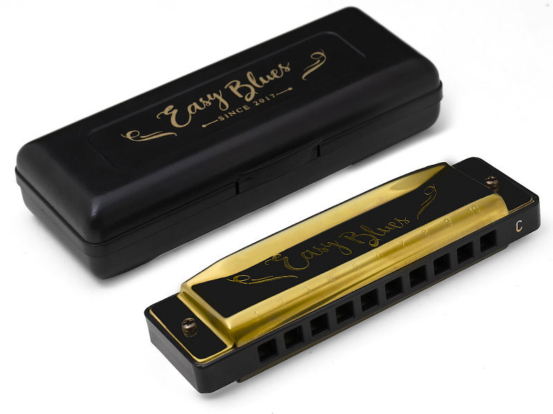 Miniatura: Gaita De Boca Diatônica Hering Easy Blues Dó(C) Varias Cores