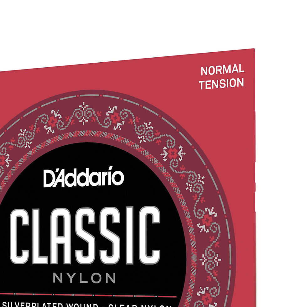 Miniatura: Encordoamento Violão Nylon DAddario Classic Student EJ27N Tensão Normal