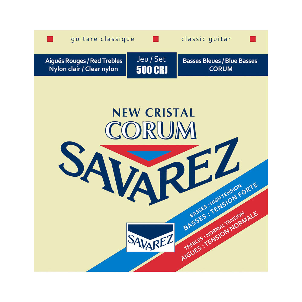 Encordoamento Violão Nylon Clássico Savarez New Cristal Corum 500CRJ Premium