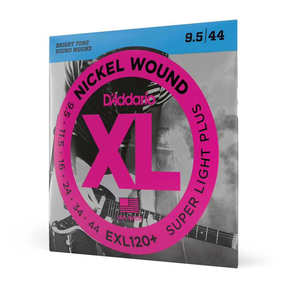 Encordoamento Guitarra 9.5-44 DAddario XL Nickel EXL120+ Super Light Plus