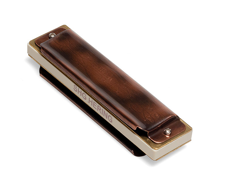 Miniatura: Gaita De Boca Diatônica Hering Free Blues Bronze SHG BZ7020C