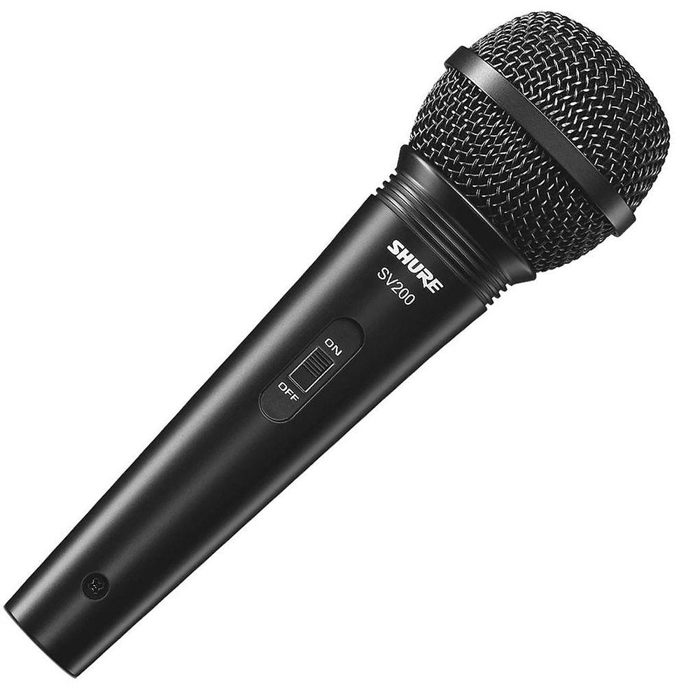 Miniatura: Microfone Shure SV200 Dinamico Cardioide Original C/Cabo XLR